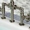 Kingston Brass KS2338RKX Bridge Kitchen Faucet with Brass Sprayer, Brushed Nickel KS2338RKX - alternate 6